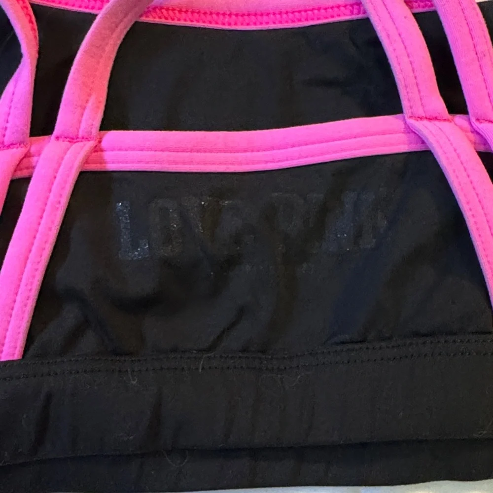 Victoria Secret Large Vibrant Pink and Purple‎ Sports Bras